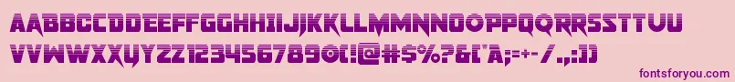 pistoleerhalf Font – Purple Fonts on Pink Background