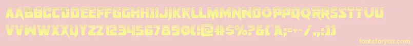 pistoleerhalf Font – Yellow Fonts on Pink Background