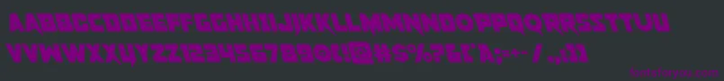 pistoleerleft Font – Purple Fonts on Black Background