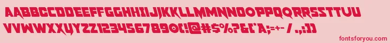 pistoleerleft Font – Red Fonts on Pink Background