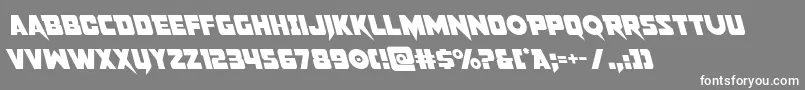 pistoleerleft Font – White Fonts on Gray Background