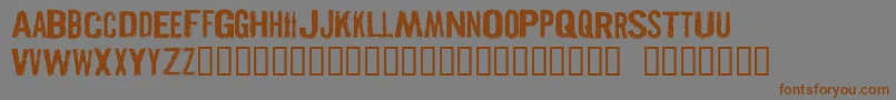 fuente PISTOLGR – Fuentes Marrones Sobre Fondo Gris