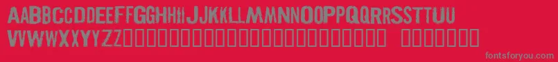 PISTOLGR Font – Gray Fonts on Red Background