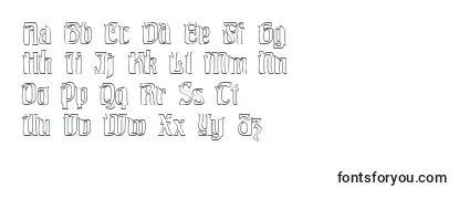 Pittoresk Hollow Font