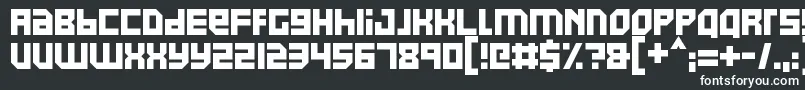 フォントPixel Powerline – 黒い背景に白い文字