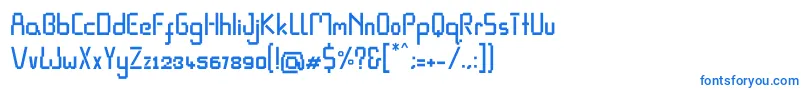 Pixel Rand-fontti – siniset fontit