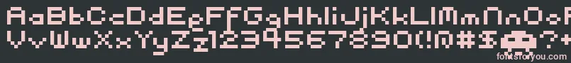 fuente pixel – Fuentes Rosadas Sobre Fondo Negro
