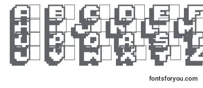 Шрифт Pixelmania