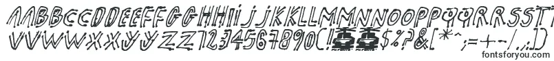 pk shaman-fontti – roskafontit