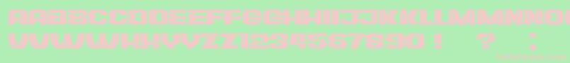 PlagiatBook Font – Pink Fonts on Green Background