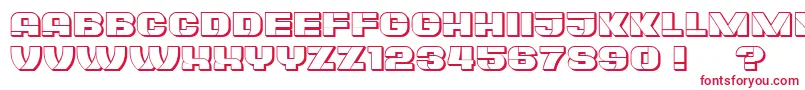 PlagiatHollow Font – Red Fonts