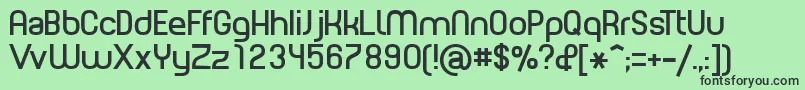 PLANE    Font – Black Fonts on Green Background