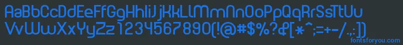 PLANE    Font – Blue Fonts on Black Background
