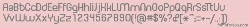 PLANE    Font – Gray Fonts on Pink Background