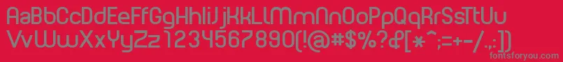 PLANE    Font – Gray Fonts on Red Background