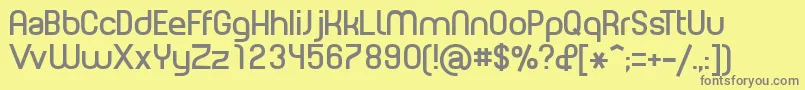 PLANE    Font – Gray Fonts on Yellow Background