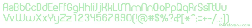 PLANE    Font – Green Fonts on White Background
