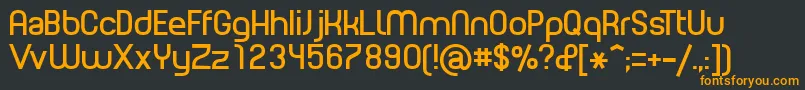 PLANE    Font – Orange Fonts on Black Background