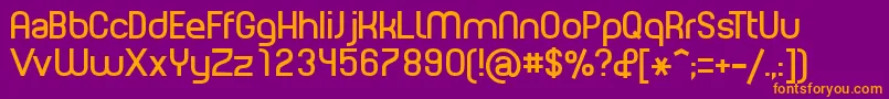PLANE    Font – Orange Fonts on Purple Background