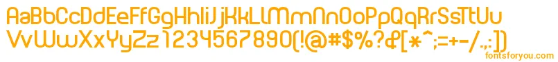 PLANE    Font – Orange Fonts on White Background