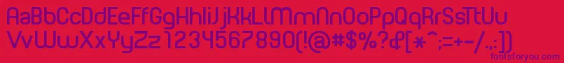 PLANE    Font – Purple Fonts on Red Background