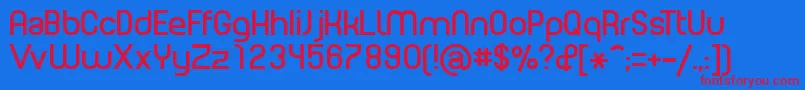 PLANE    Font – Red Fonts on Blue Background