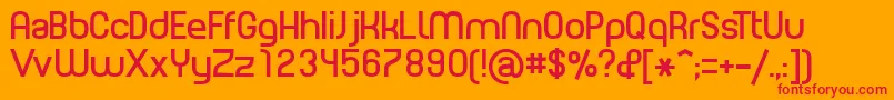 PLANE    Font – Red Fonts on Orange Background