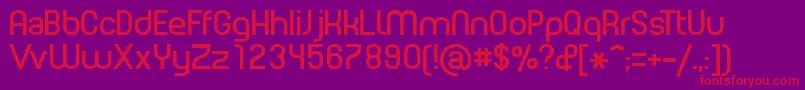 PLANE    Font – Red Fonts on Purple Background