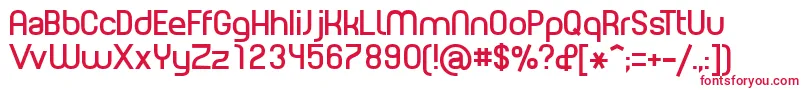 PLANE    Font – Red Fonts on White Background