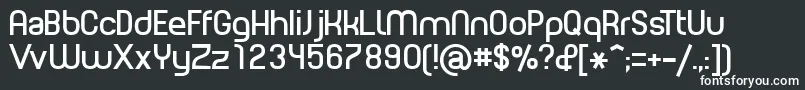 PLANE    Font – White Fonts on Black Background