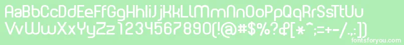 PLANE    Font – White Fonts on Green Background