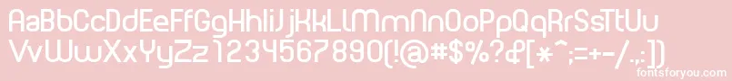 PLANE    Font – White Fonts on Pink Background