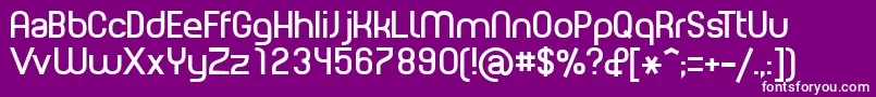 PLANE    Font – White Fonts on Purple Background