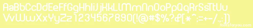PLANE    Font – White Fonts on Yellow Background