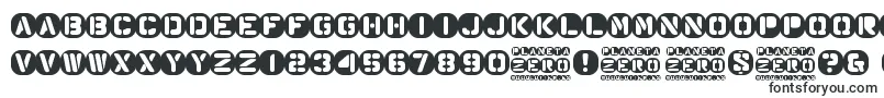 Czcionka Planeta Zero – rosta typografia