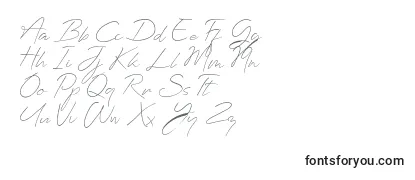 Шрифт Planets Signature