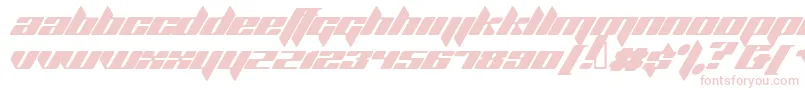 PLANK    Font – Pink Fonts on White Background