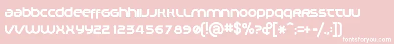 PLANM    Font – White Fonts on Pink Background