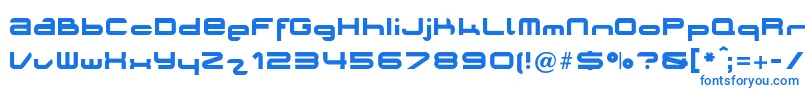Шрифт PLANO    – синие шрифты на белом фоне