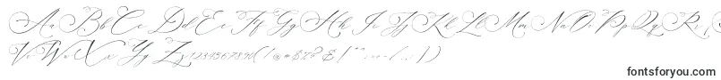 Planolla-fontti – Kalligrafiafontit