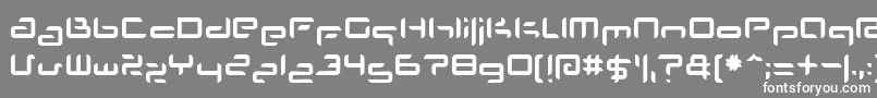 フォントPLANS    – 灰色の背景に白い文字