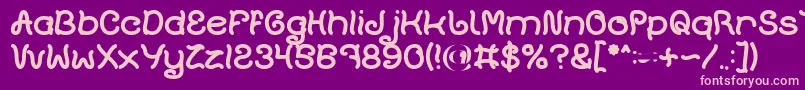 Подробнее о шрифте Plant On Lawn Bold Шрифт Plant On Lawn Bold – розовые шрифты на фиолетовом фоне