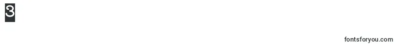フォントPlant On Lawn Inverse – フォント数字3