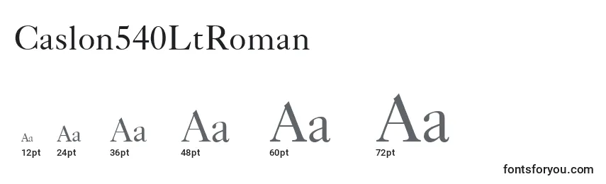 sizes of caslon540ltroman font, caslon540ltroman sizes