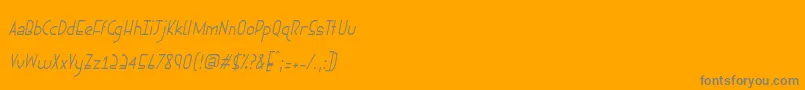 Más sobre la fuente Ephemerianthinitalic fuente Ephemerianthinitalic – Fuentes Grises Sobre Fondo Naranja