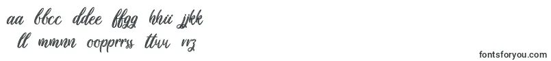 Plastic Beauty-Schriftart – lettische Schriften