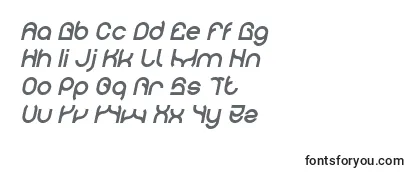 PLASTIC Italic-fontti