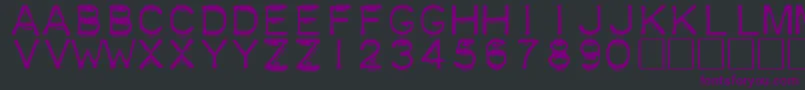 Подробнее о шрифте Plastique Шрифт Plastique – фиолетовые шрифты на чёрном фоне