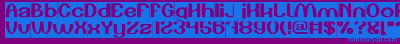 En savoir plus sur la police Play The Game Inverse Police Play The Game Inverse – polices bleues sur fond violet