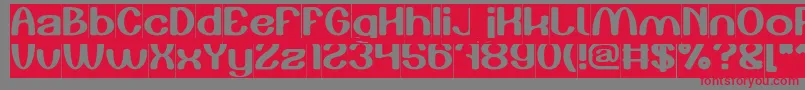 Play The Game Inverse Font – Red Fonts on Gray Background